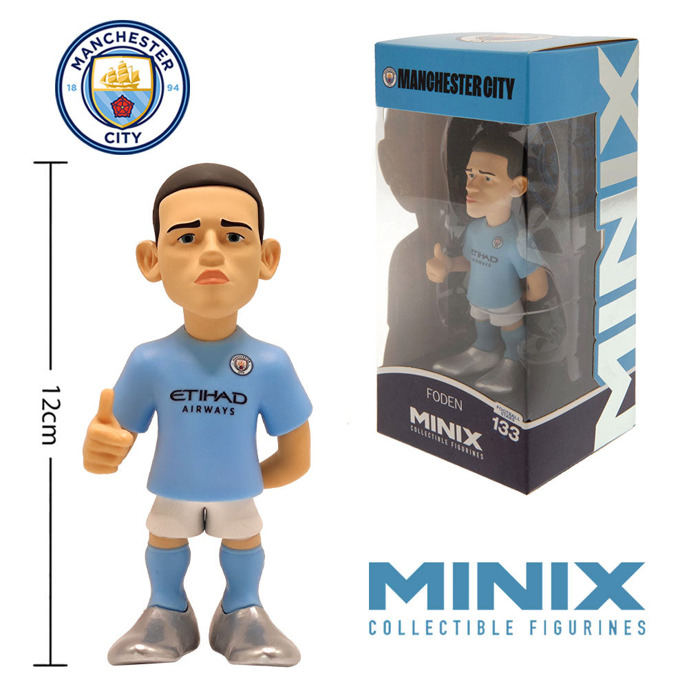 Manchester City FC MINIX Figure 12cm Foden - Officially licensed merchandise.