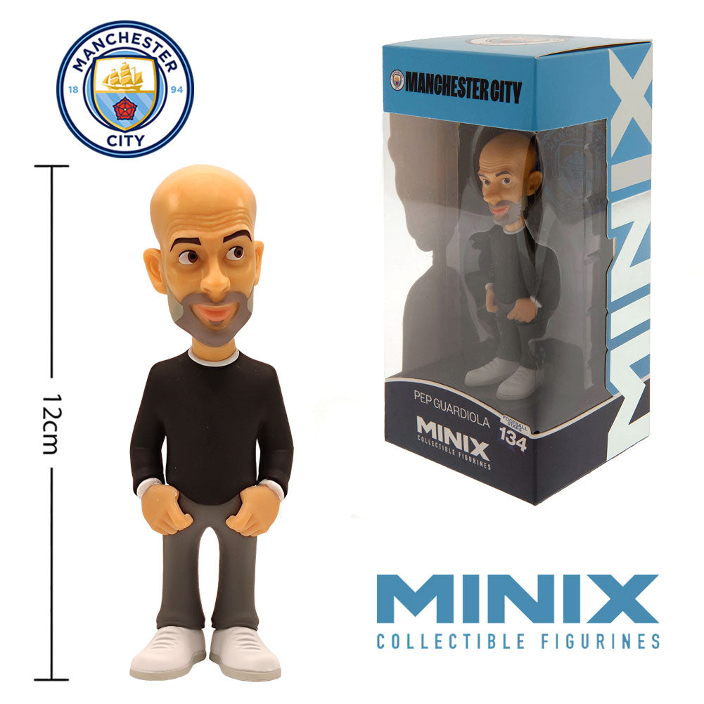 Manchester City FC MINIX Figure 12cm Guardiola - Officially licensed merchandise.
