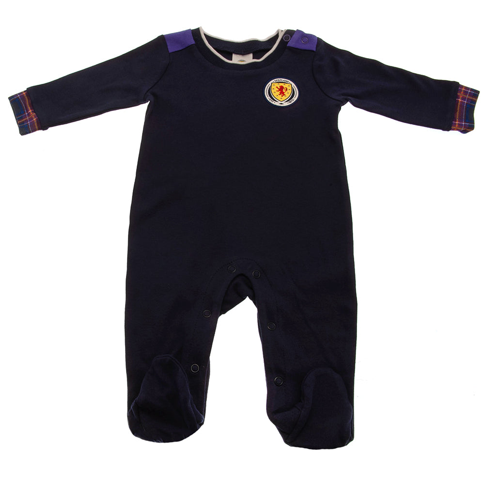 Scottish FA Sleepsuit 6-9 Mths TN - Officially licensed merchandise.