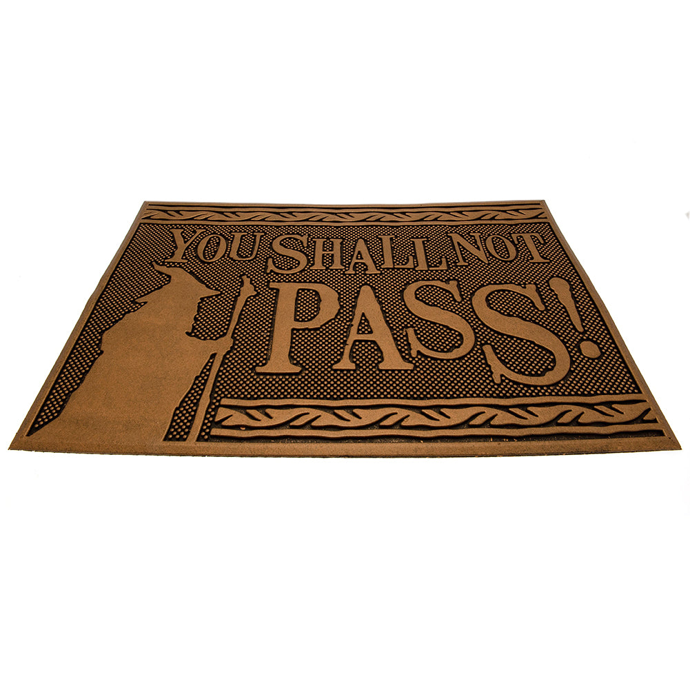 The Lord Of The Rings Rubber Doormat - Officially licensed merchandise.