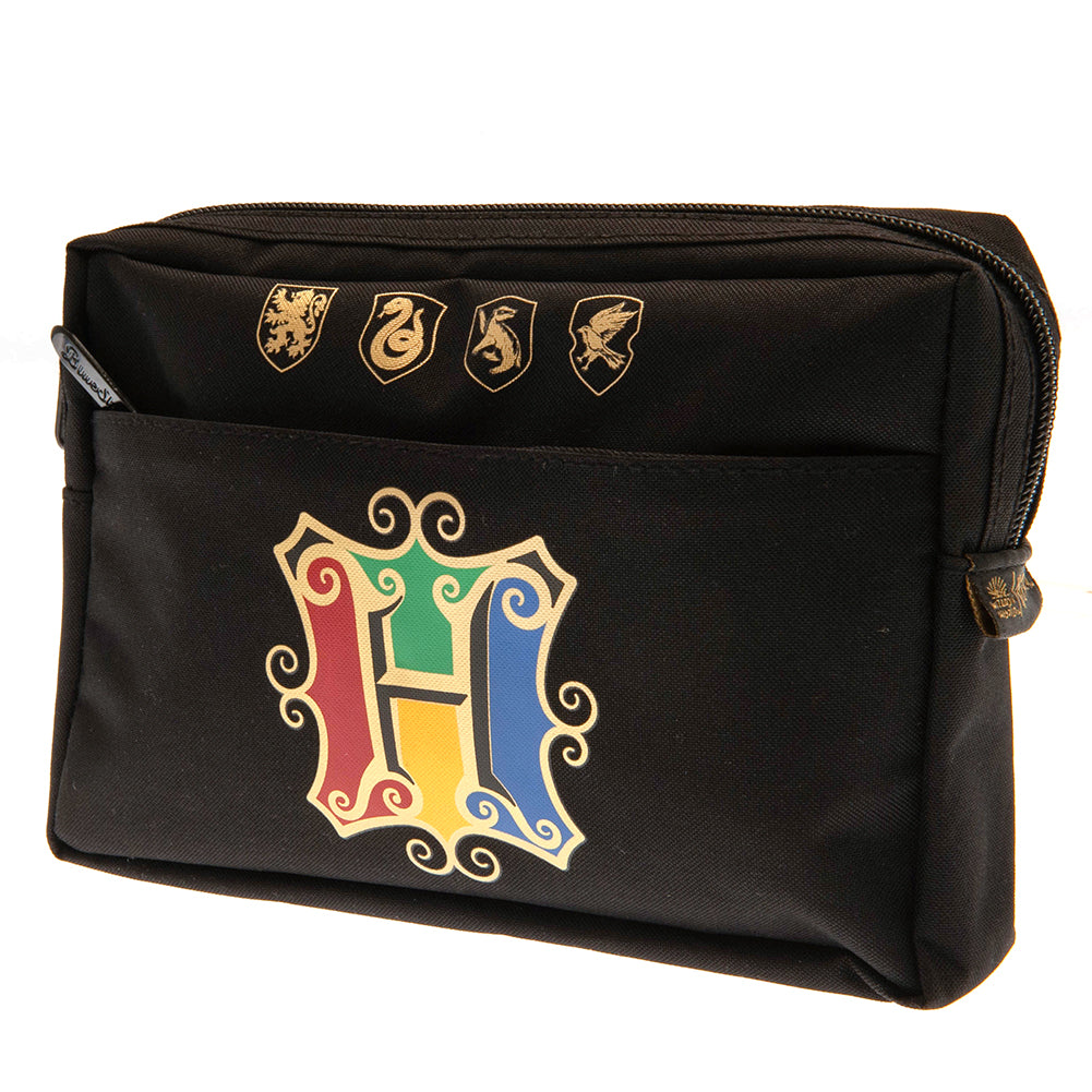 Harry Potter Multi Pocket Pencil Case Houses - Officially licensed merchandise.