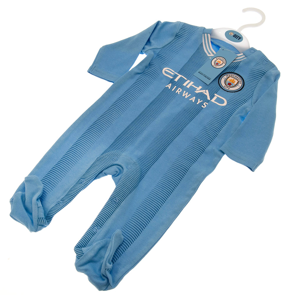 Manchester City FC Sleepsuit 0/3 mths ES - Bodysuits & Sleepsuits