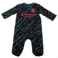 Manchester City FC Sleepsuit 0/3 mths LT - Officially licensed merchandise.