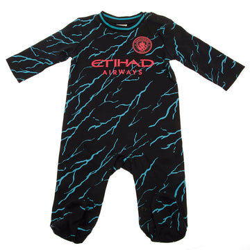 Manchester City FC Sleepsuit 9/12 mths LT - Officially licensed merchandise.