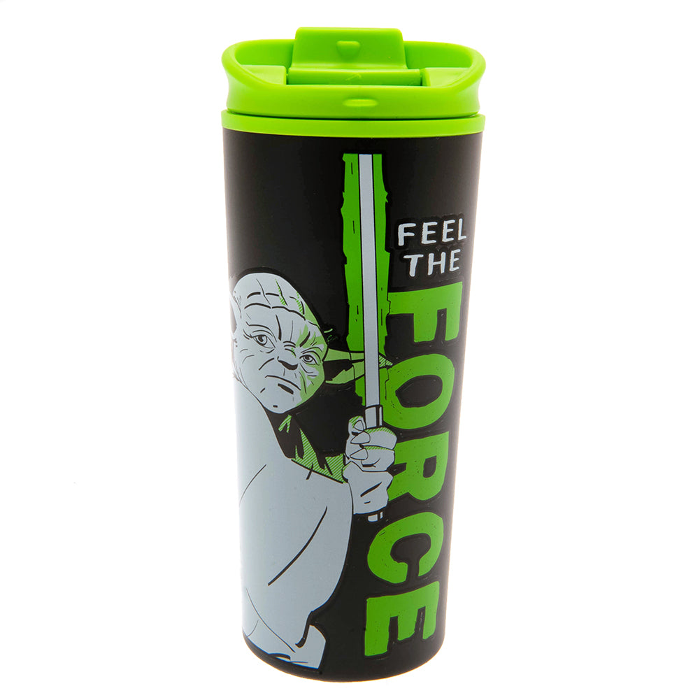 Star Wars Metal Travel Mug Yoda - Officially licensed merchandise.