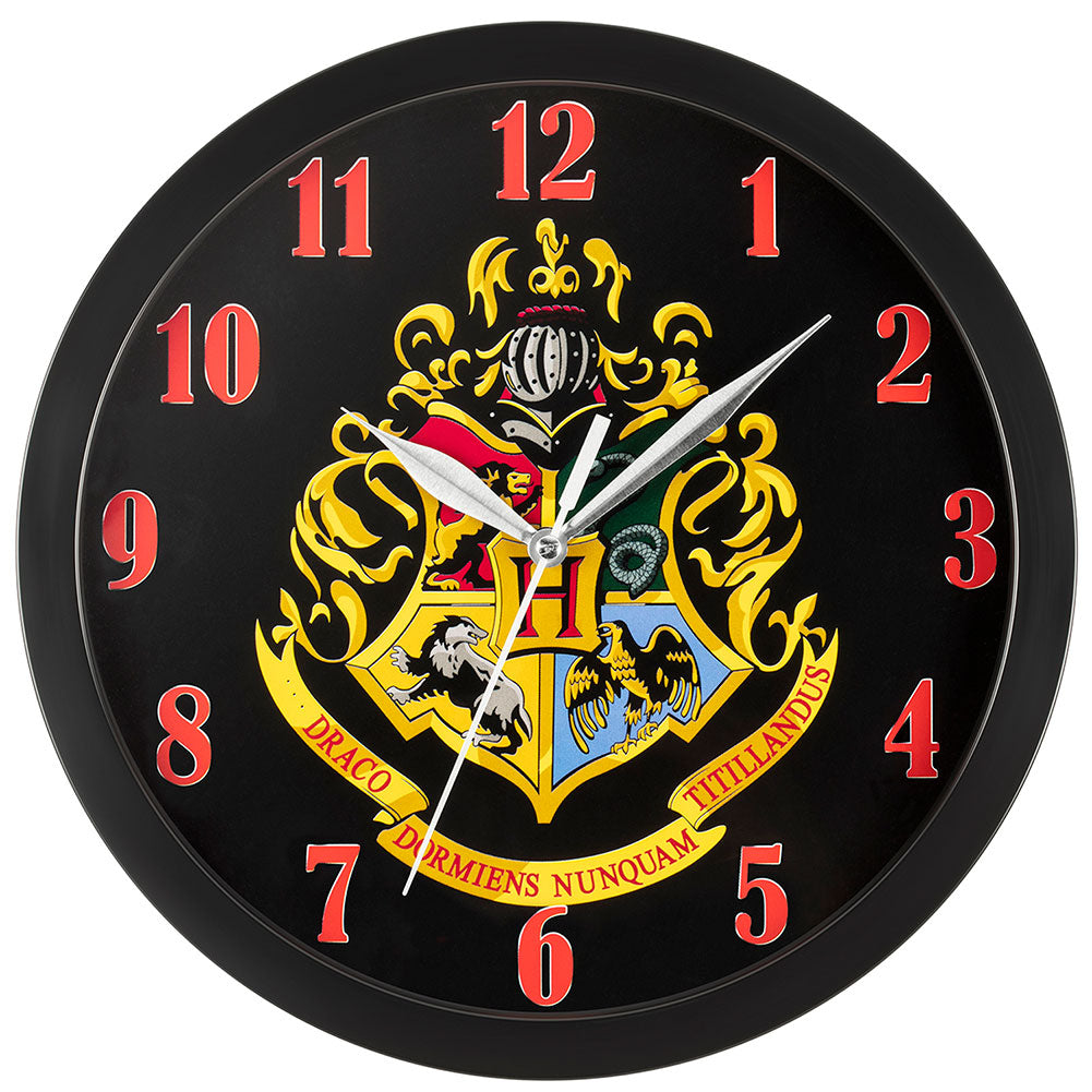 Harry Potter Wall Clock Hogwarts - Officially licensed merchandise.