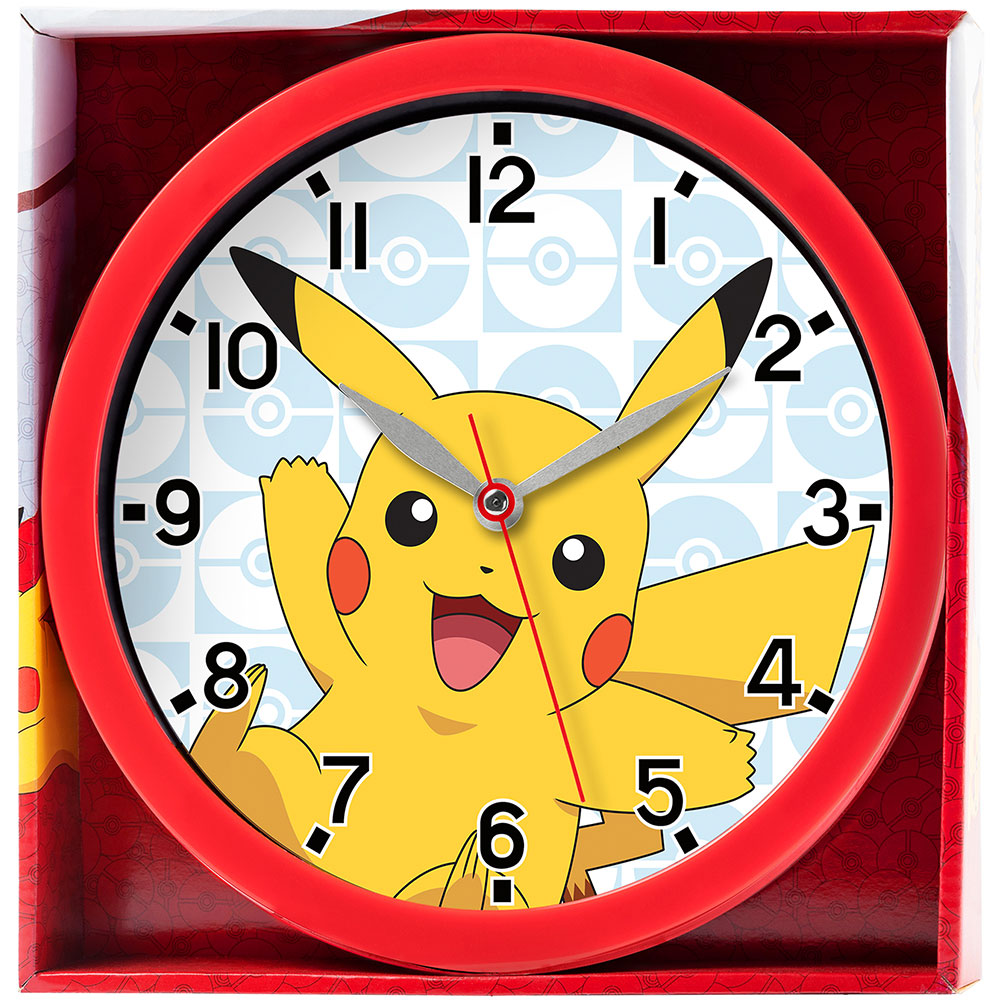 Pokemon Wall Clock - Officially licensed merchandise.