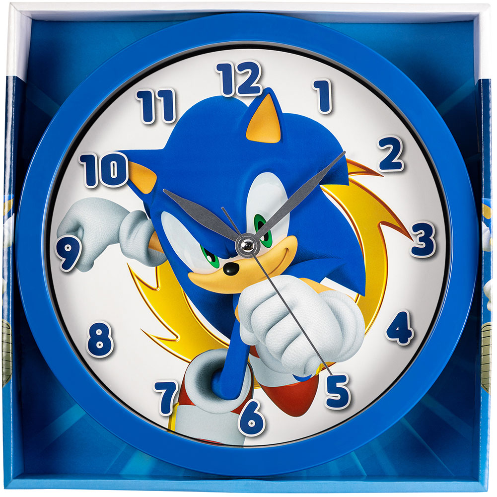 Sonic The Hedgehog Wall Clock - Officially licensed merchandise.