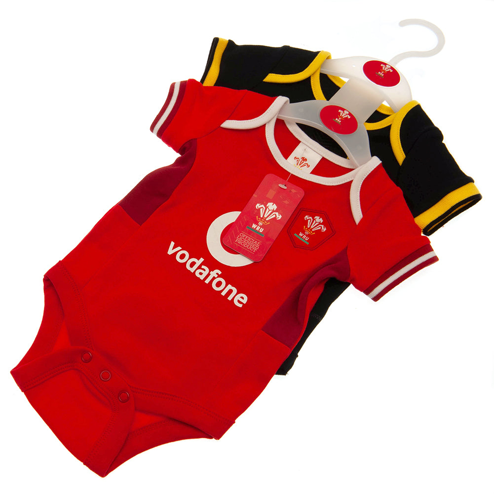 Wales RU 2 Pack Bodysuit 0/3 mths SP - Bodysuits & Sleepsuits