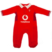 Wales RU Sleepsuit 3/6 mths SP - Officially licensed merchandise.
