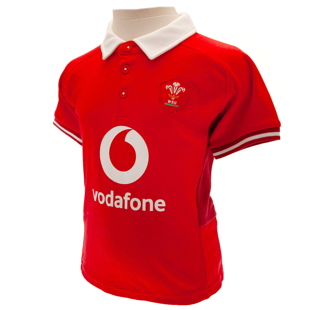 Wales RU Shirt & Short Set 6/9 mths SP - Clothing Sets