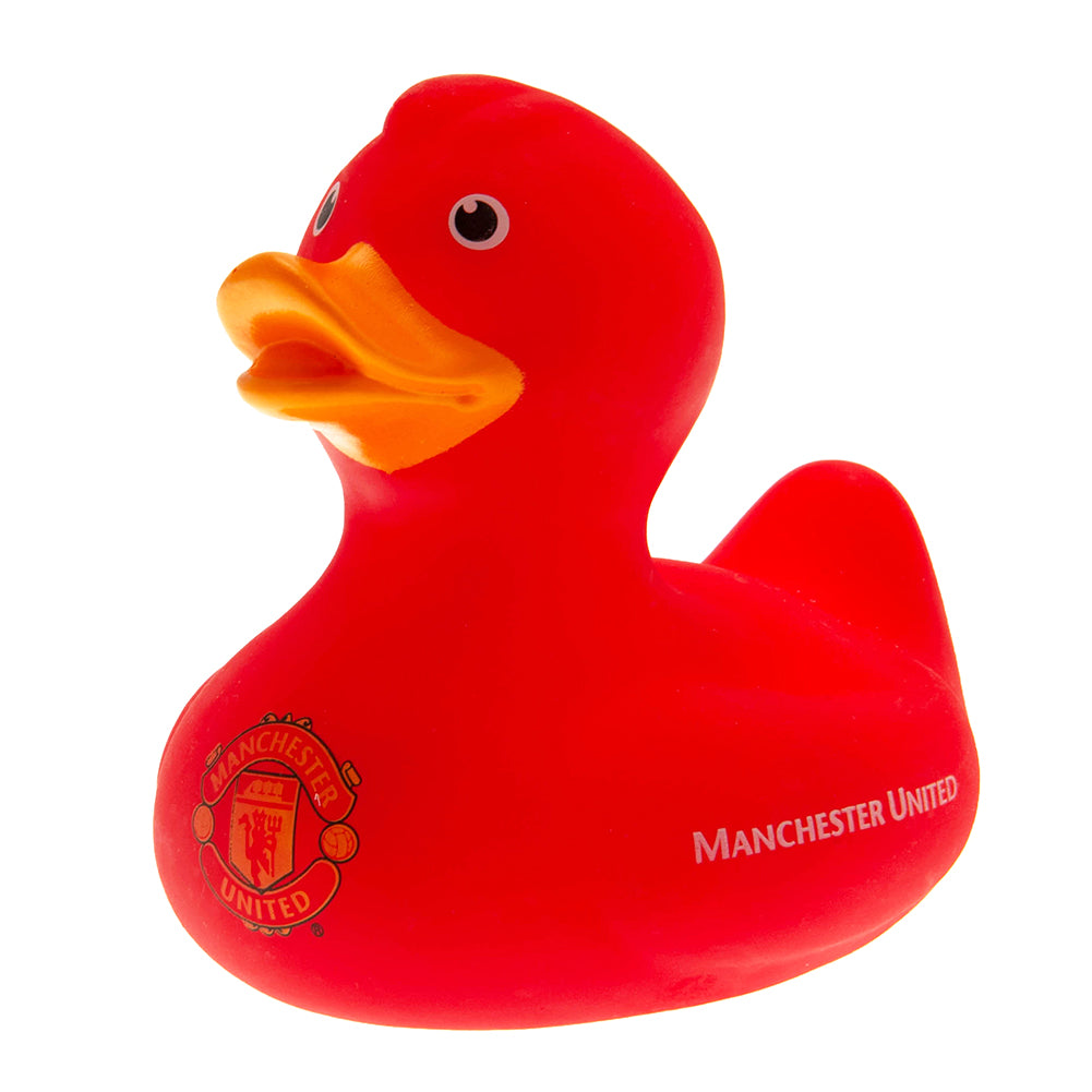 Manchester United FC Bath Time Duck - Officially licensed merchandise.