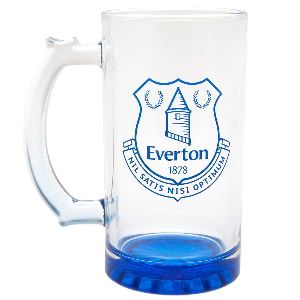 Everton FC Stein Glass Tankard - Officially licensed merchandise.