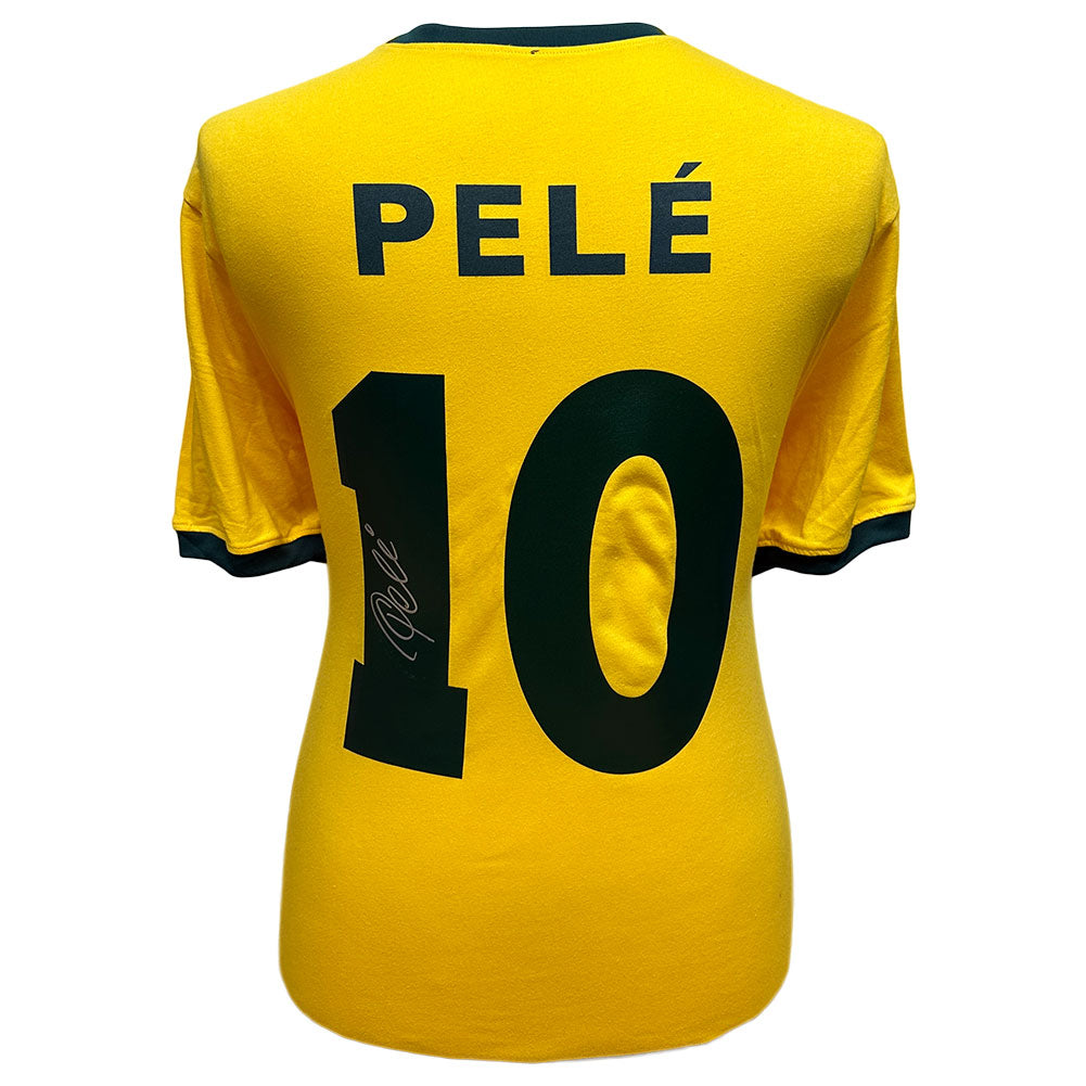 Brasil 1970 Pele Signed Shirt - Officially licensed merchandise.