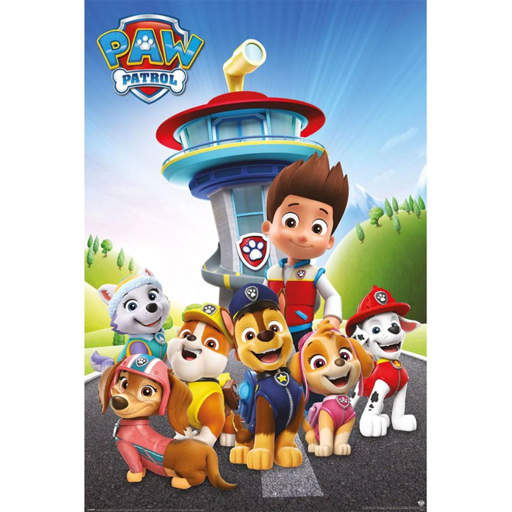 Paw Patrol Poster Ready For Action 100 - Officially licensed merchandise.