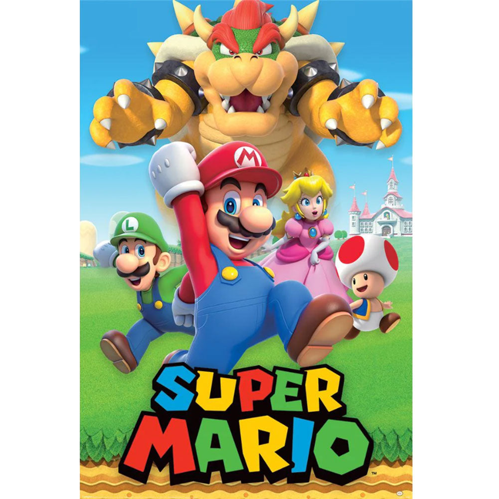 Super Mario Poster Montage 34 - Officially licensed merchandise.