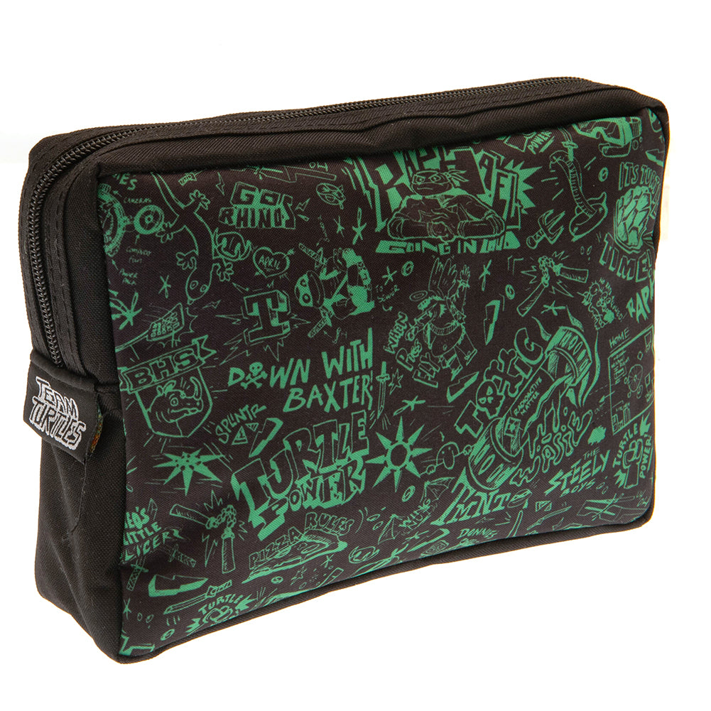 Teenage Mutant Ninja Turtles Multi Pocket Pencil Case - Officially licensed merchandise.