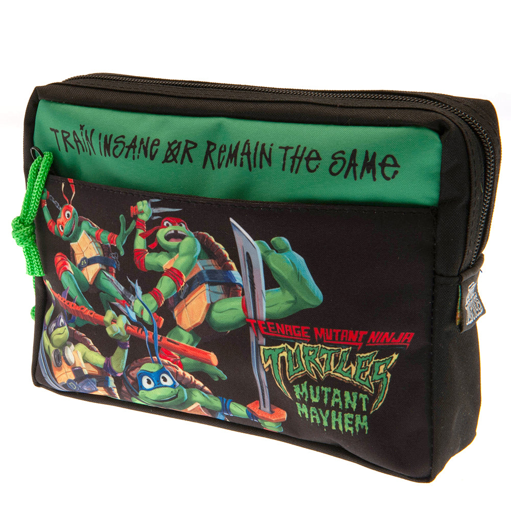 Teenage Mutant Ninja Turtles Multi Pocket Pencil Case - Officially licensed merchandise.