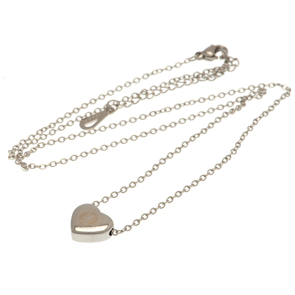 Chelsea FC Stainless Steel Heart Necklace - Neckwear
