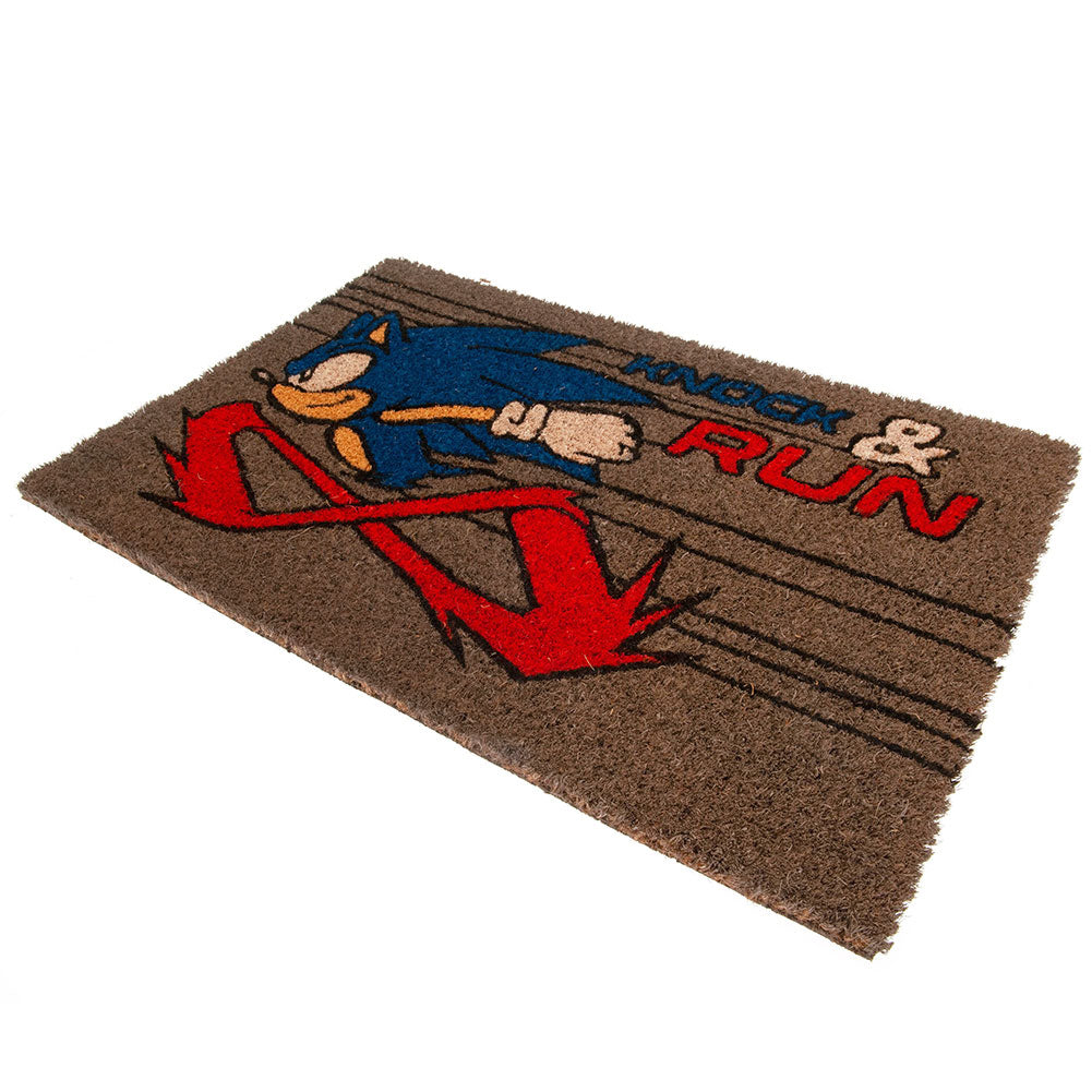 Sonic The Hedgehog Doormat - Officially licensed merchandise.