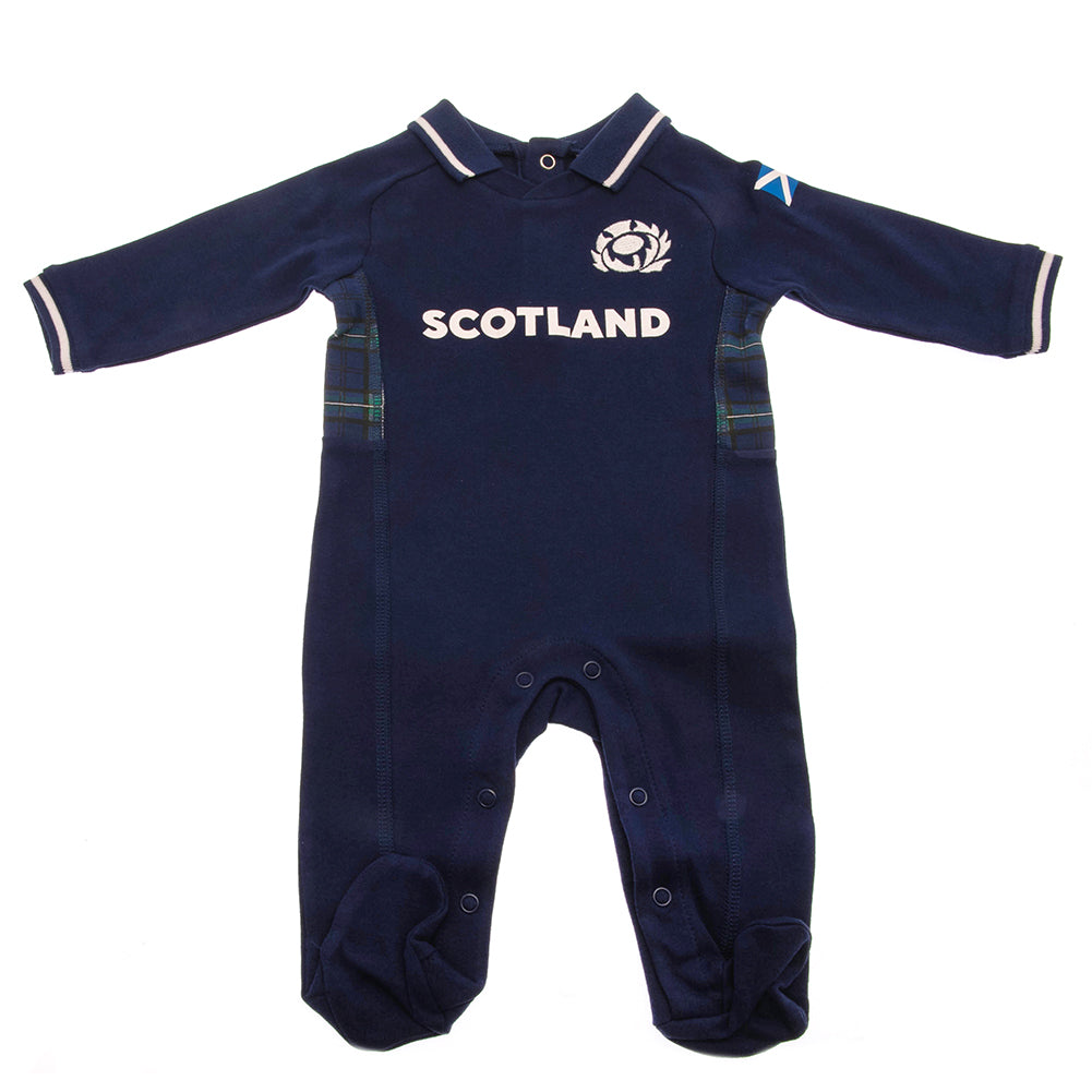 Scotland RU Sleepsuit 9/12 mths GT - Officially licensed merchandise.