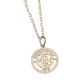 Manchester City FC Silver Plated Boxed Pendant