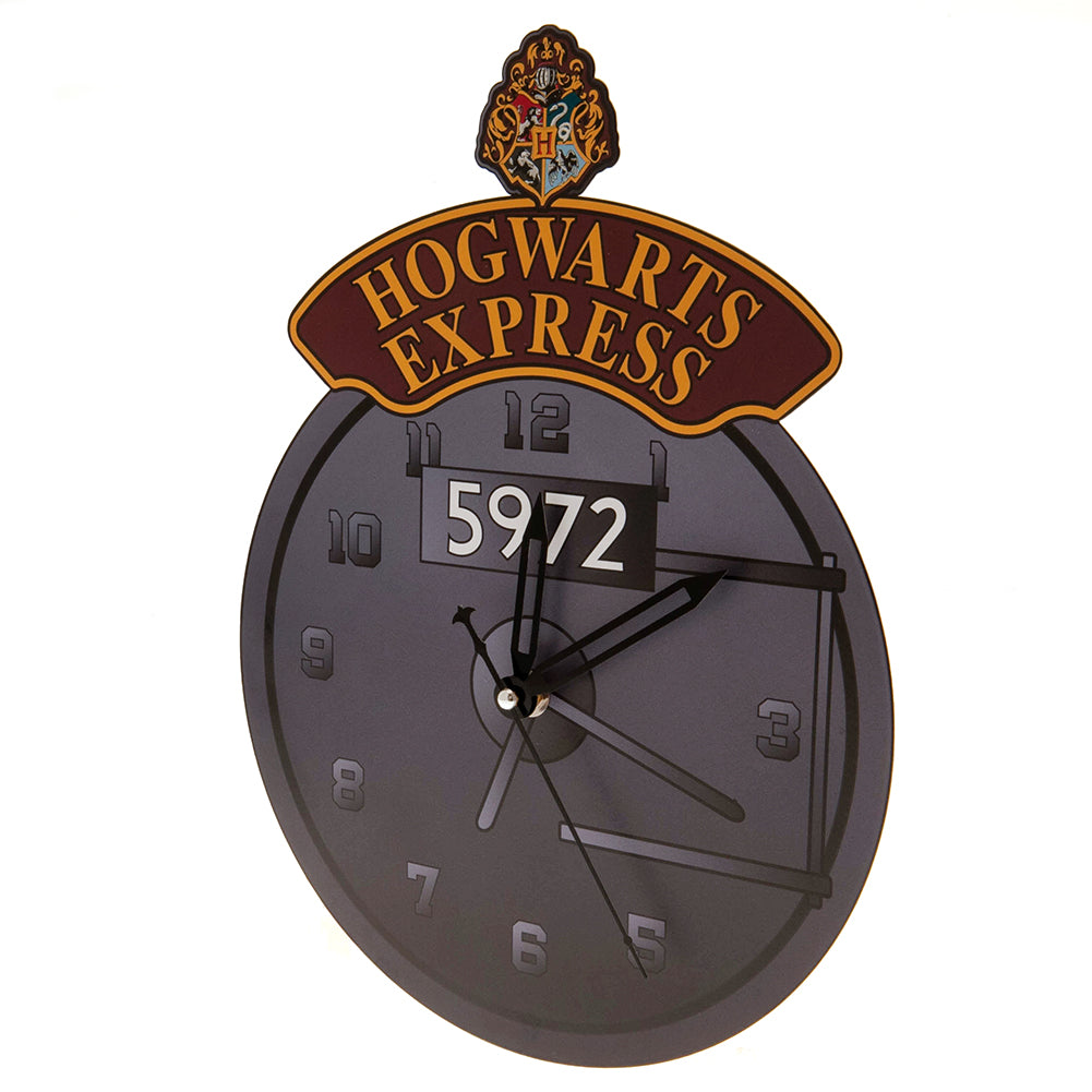 Harry Potter Premium Metal Wall Clock Hogwarts Express - Officially licensed merchandise.