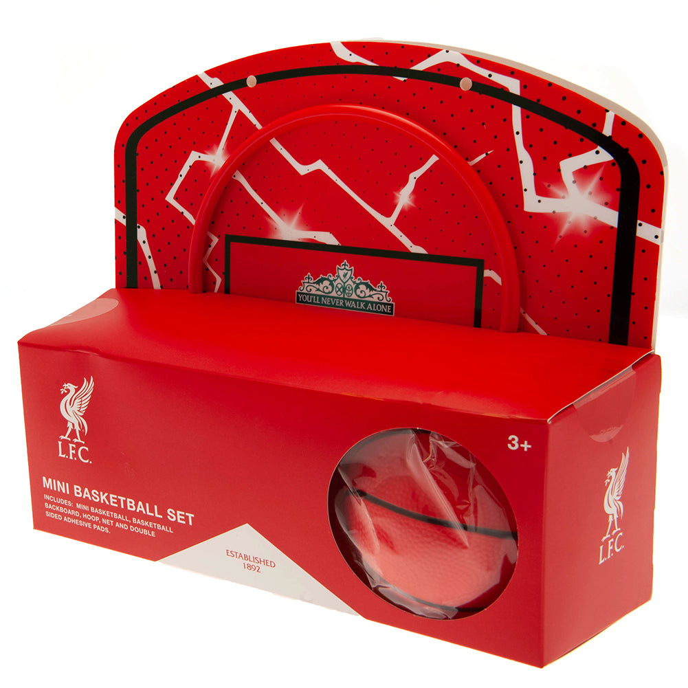 Liverpool FC Mini Basketball Set - Officially licensed merchandise.