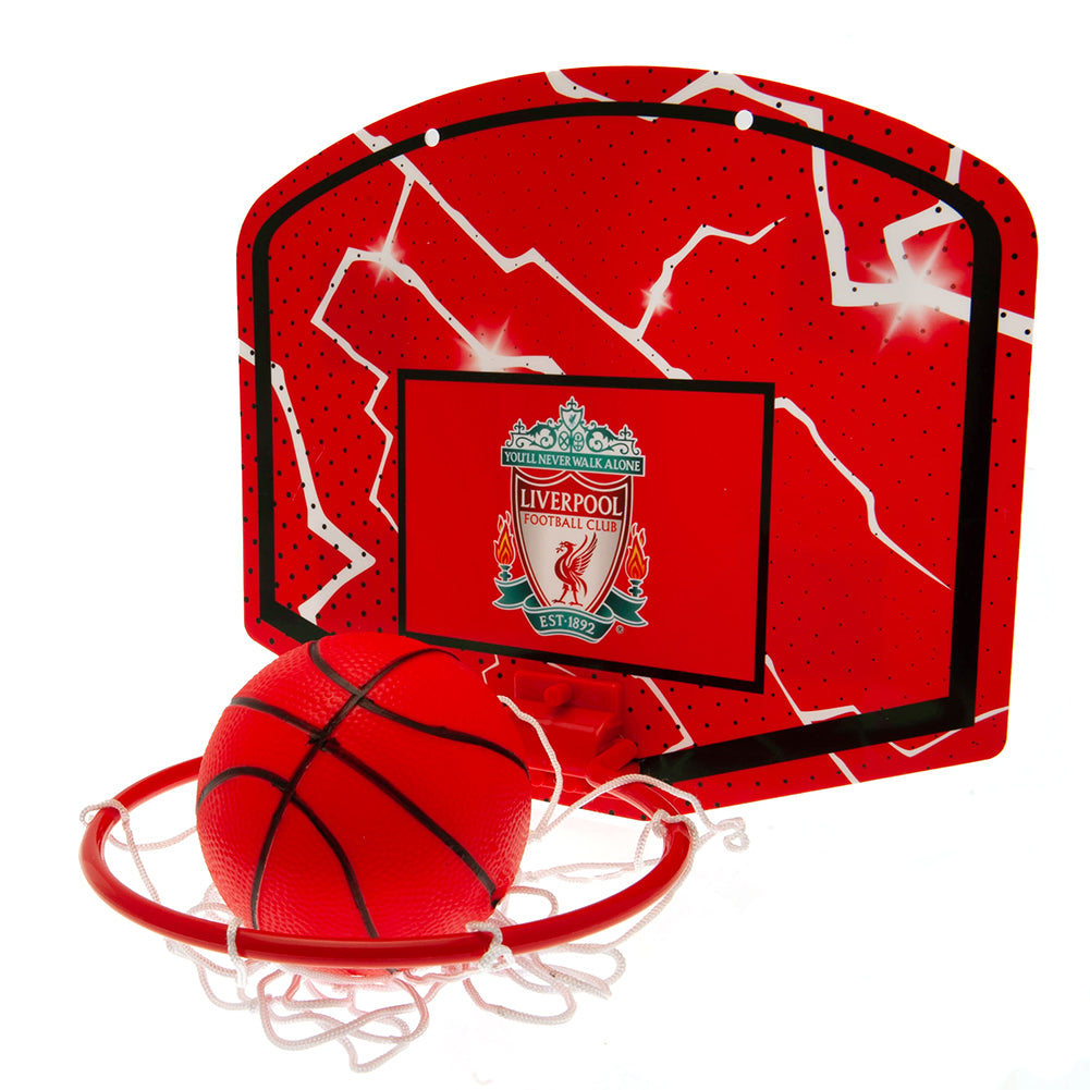 Liverpool FC Mini Basketball Set - Officially licensed merchandise.