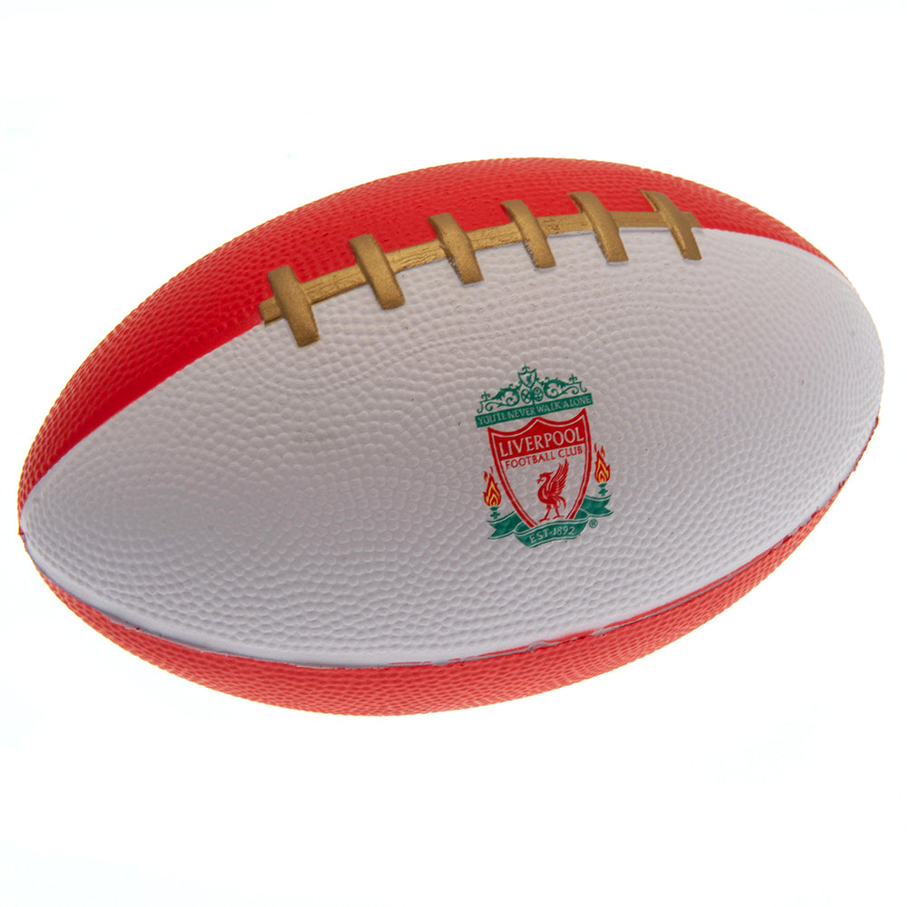 Liverpool FC Mini Foam American Football - Officially licensed merchandise.