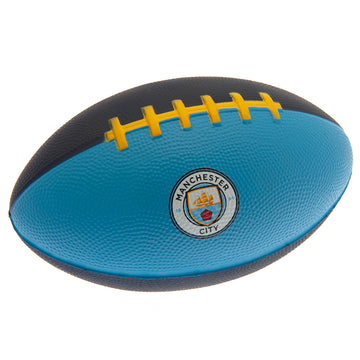 Manchester City FC Mini Foam American Football - Officially licensed merchandise.