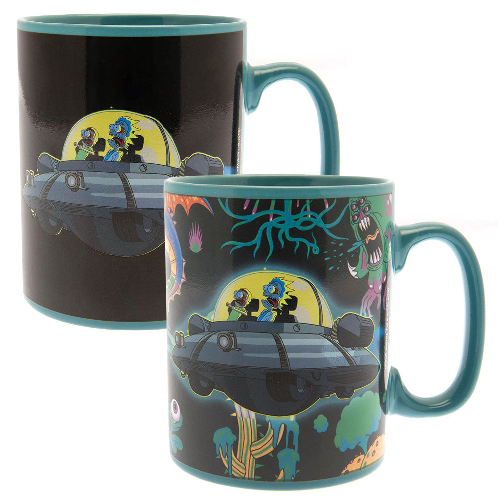 Rick And Morty Heat Changing Mega Mug - Officially licensed merchandise.
