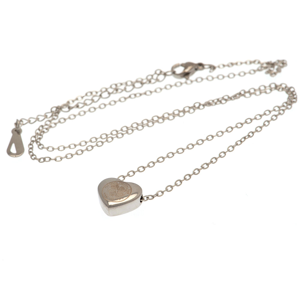 Celtic FC Stainless Steel Heart Necklace - Neckwear