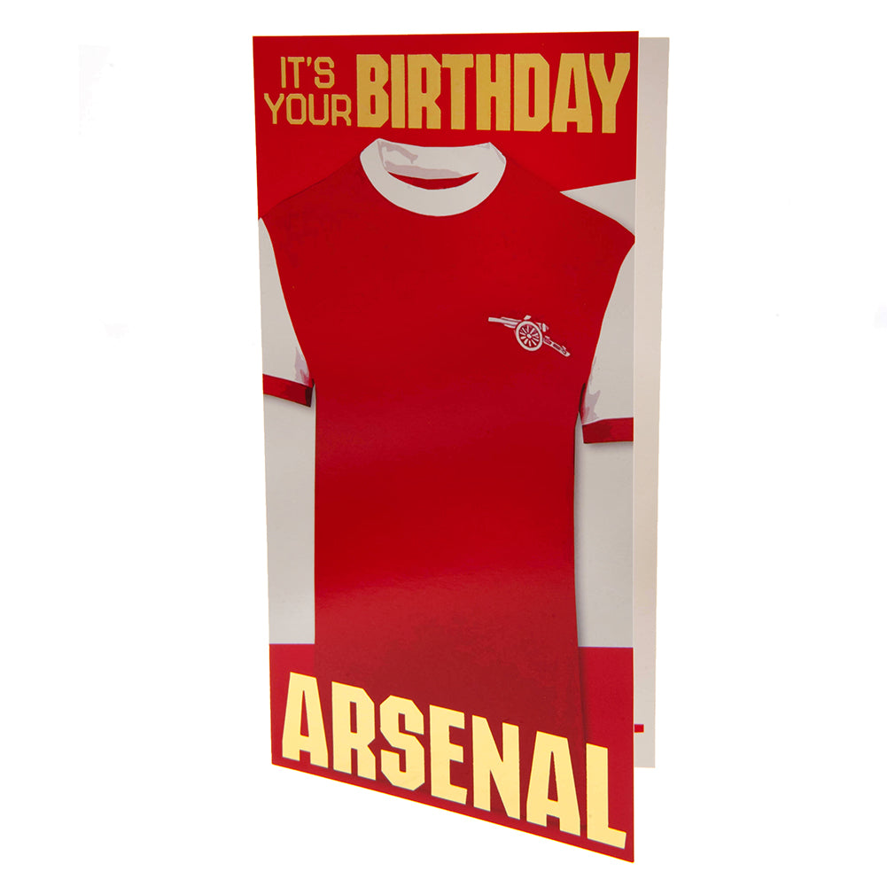 Arsenal FC Birthday Card Retro - Officially licensed merchandise.