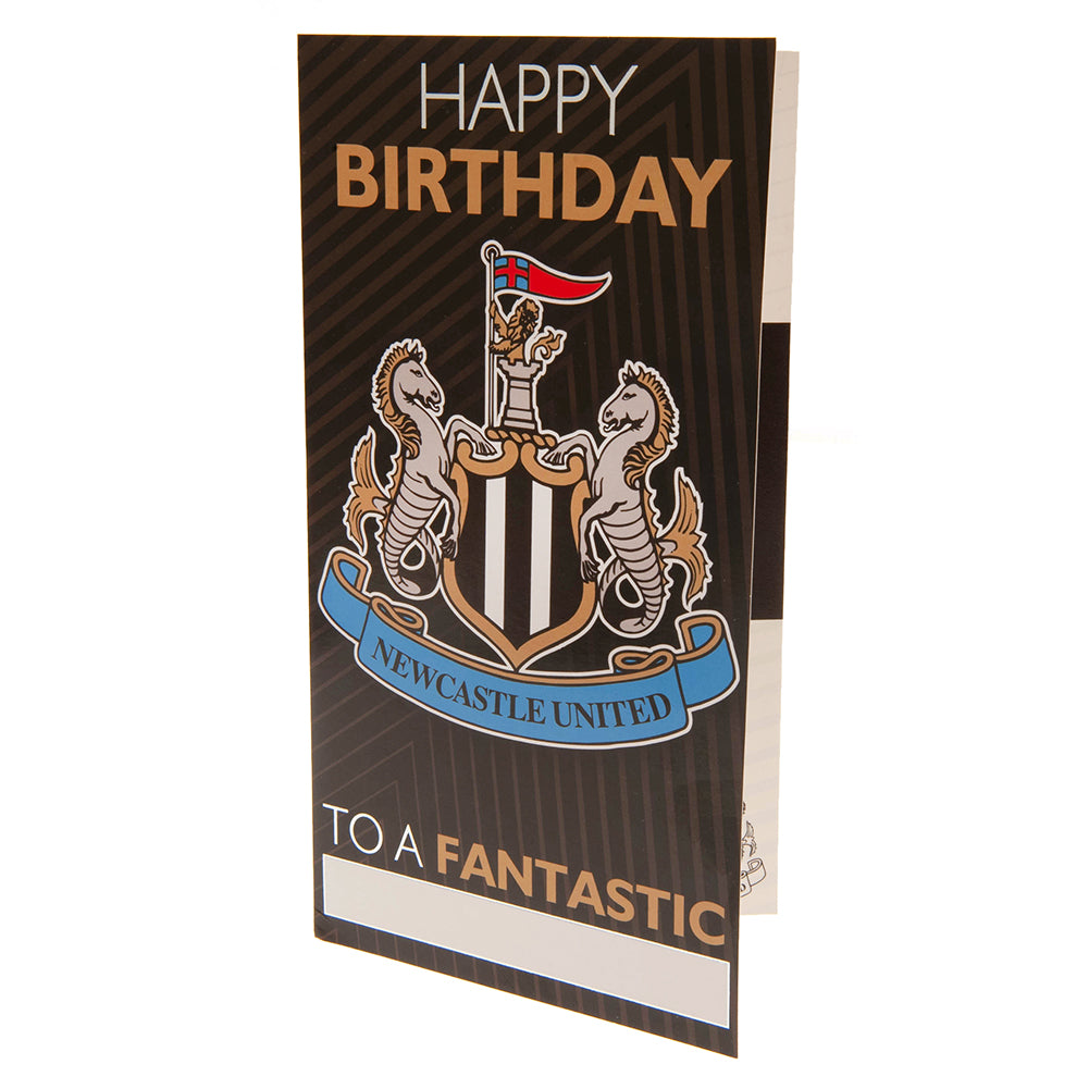 Newcastle United FC Birthday Card Personalised - Officially licensed merchandise.