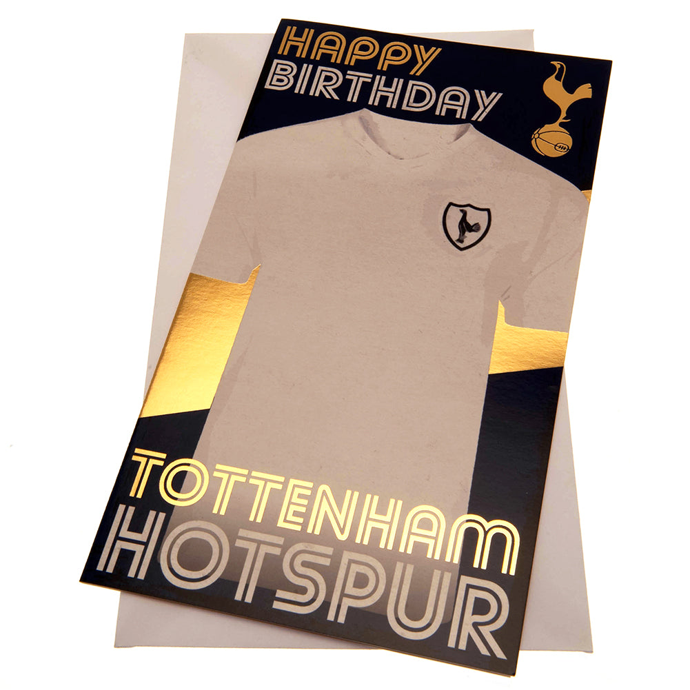 Tottenham Hotspur FC Birthday Card Retro - Officially licensed merchandise.