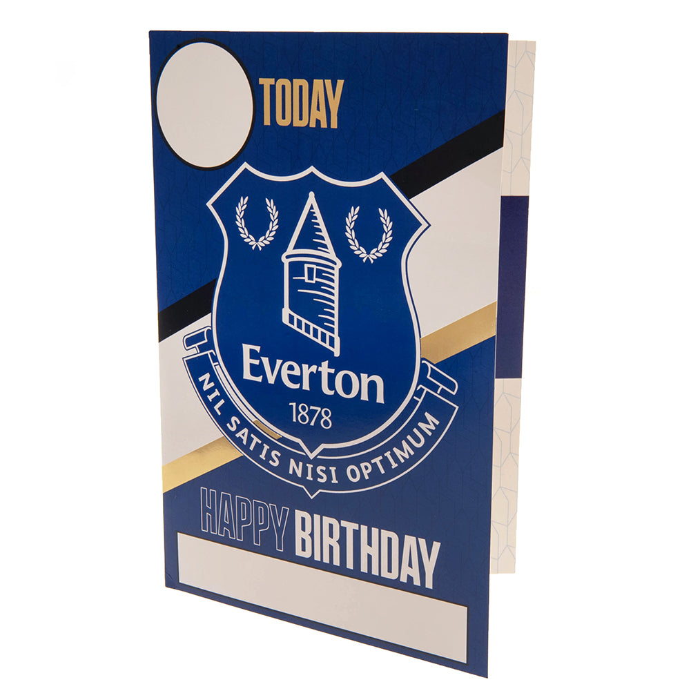 Everton FC Birthday Card With Stickers - Officially licensed merchandise.