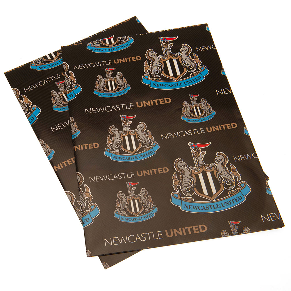 Newcastle United FC Gift Wrap - Officially licensed merchandise.