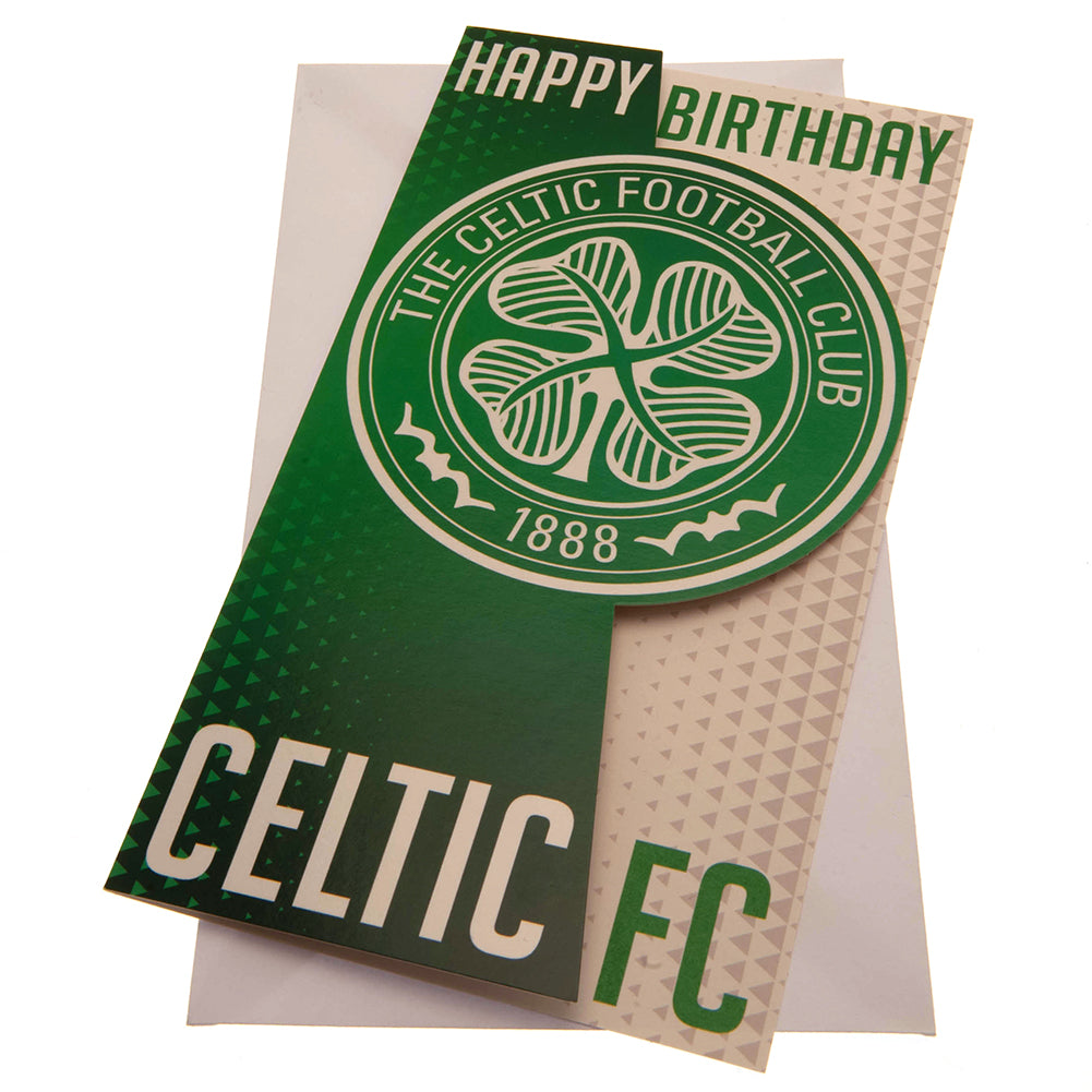 Celtic FC Birthday Card - Officially licensed merchandise.