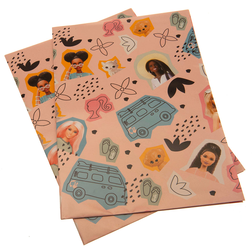 Barbie Gift Wrap - Officially licensed merchandise.