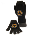 Wolverhampton Wanderers FC Knitted Gloves Junior - Officially licensed merchandise.