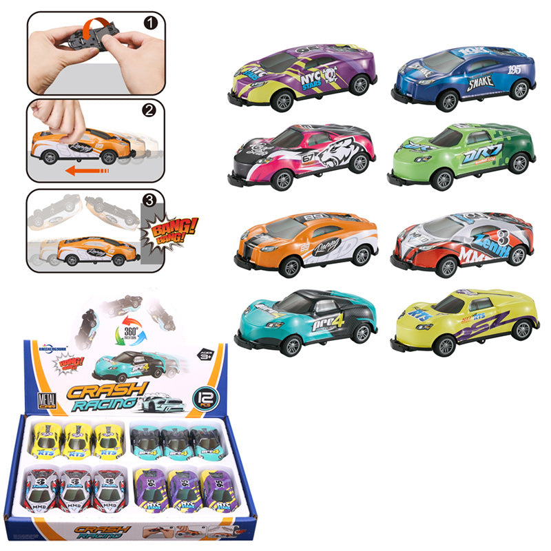 Fun Kids Crash Race Car Action Toy