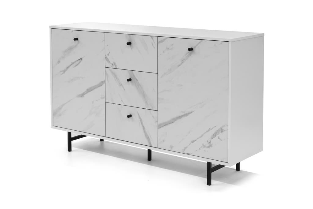 Veroli 01 Sideboard Cabinet 150cm White Living Sideboard Cabinet 