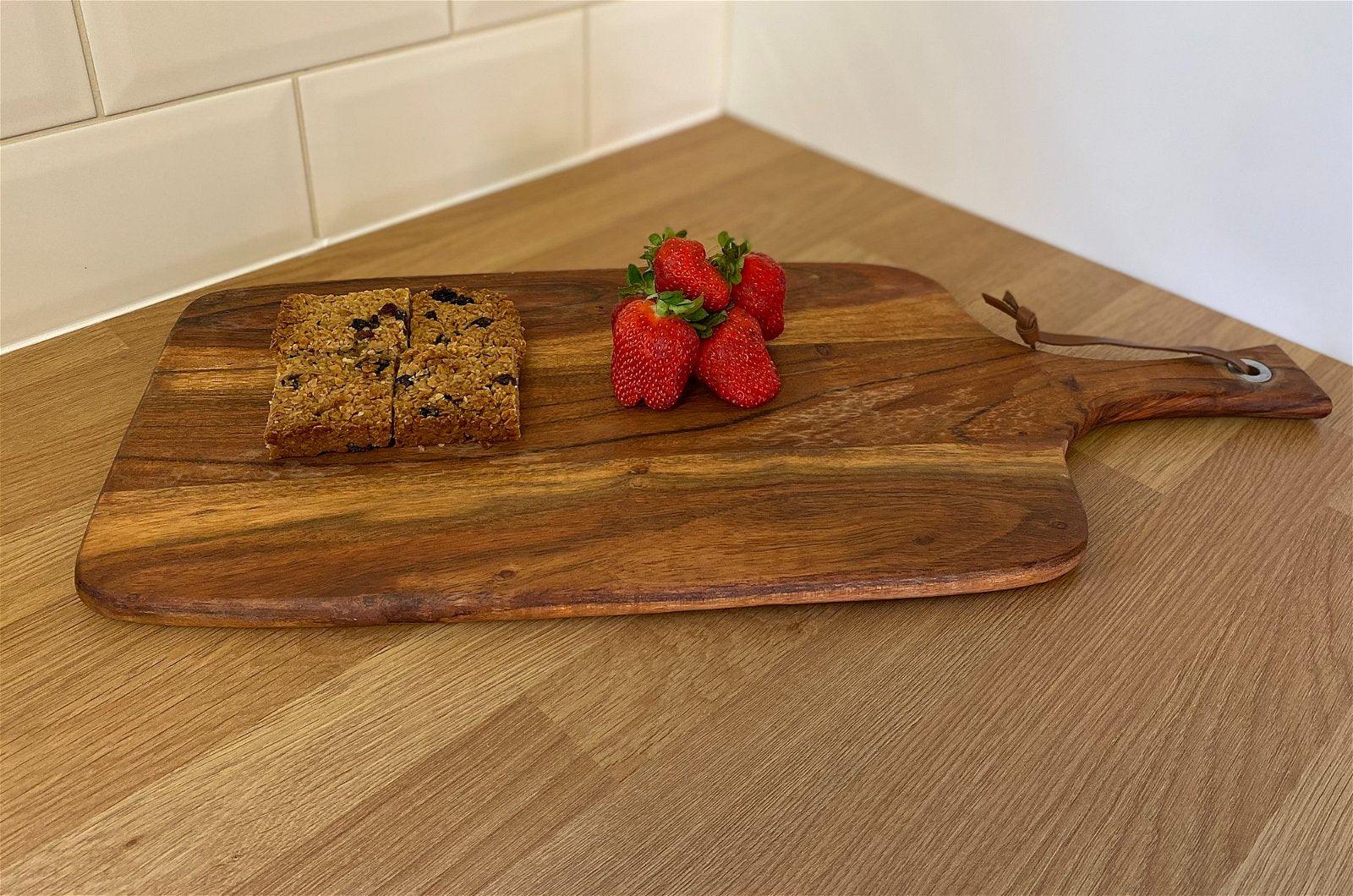 Acacia Wooden Chopping Board Large 55cm-Trays & Chopping Boards
