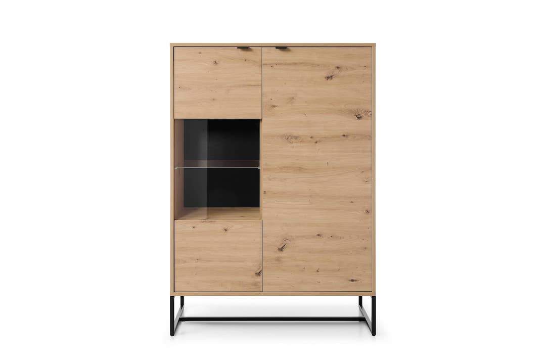 Amber Display Cabinet - £194.4 - Living Room Display Cabinet 