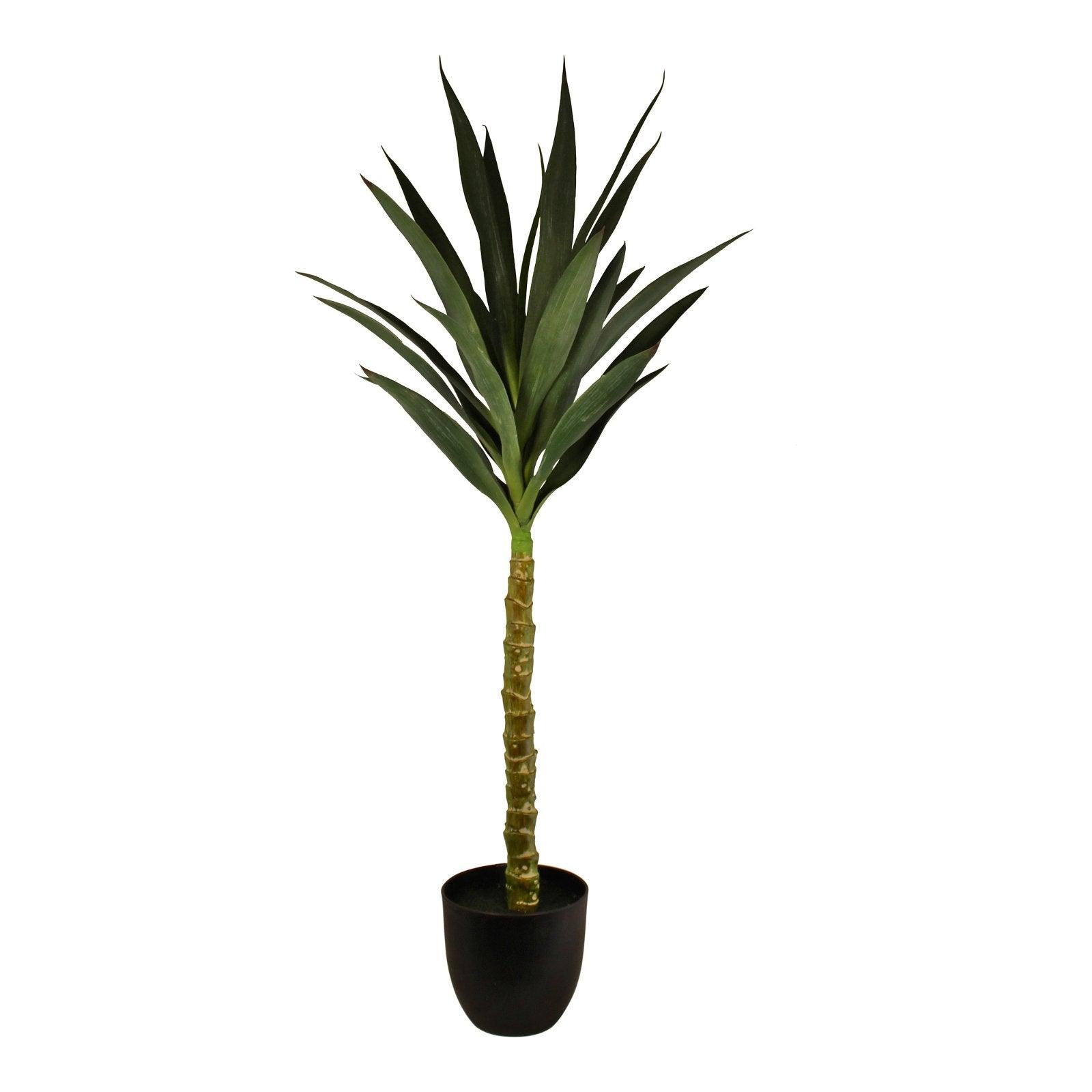 Artificial Single Trunk Yucca Tree, 100cm-Artificial Plants