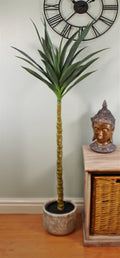 Artificial Single Trunk Yucca Tree, 130cm-Artificial Plants