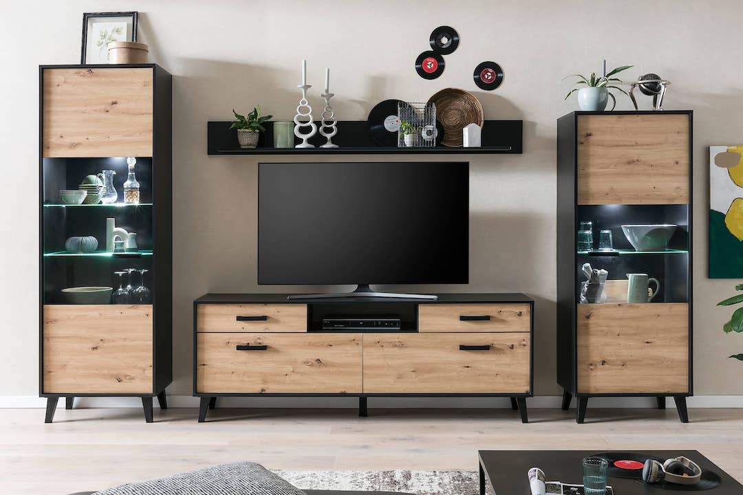 Artona VC Living Room Set - £498.6 - Wall Unit 