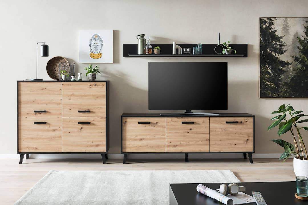 Artona VE Living Room Set - £331.2 - Wall Unit 
