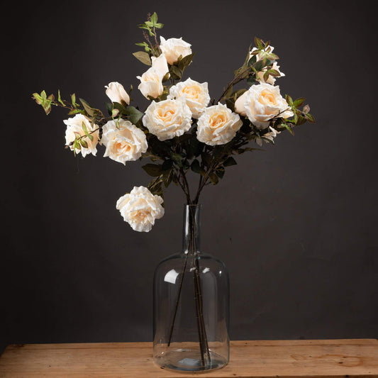 Autumn White Rose Spray - £24.95 - Artificial Flowers 